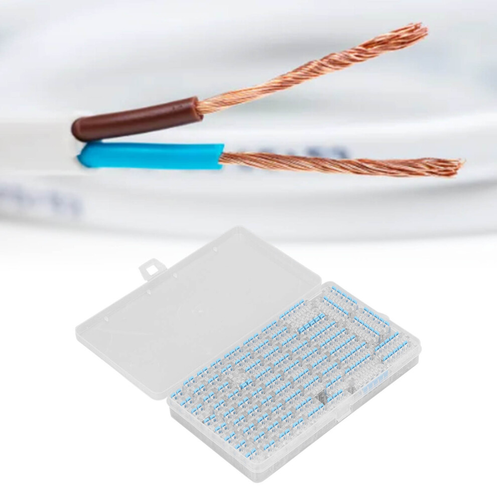 75Pcs Blue Lever Wire Connector Kit, 32A, 0.5-4.0Mmâ² 8731374746226