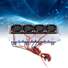 High Speed 4 Core Air Cooler Module for Refrigeration DC 12V 30A 288W