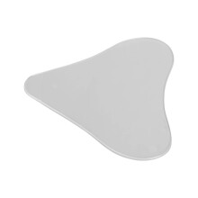 Transparente, wiederverwendbare Silikon-Brustfaltenpads in Dreiecksform