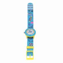 Kinder-Wasserdicht-Uhr mit Cartoon-Design, justierbares Stoffarmband, 22,4 cm