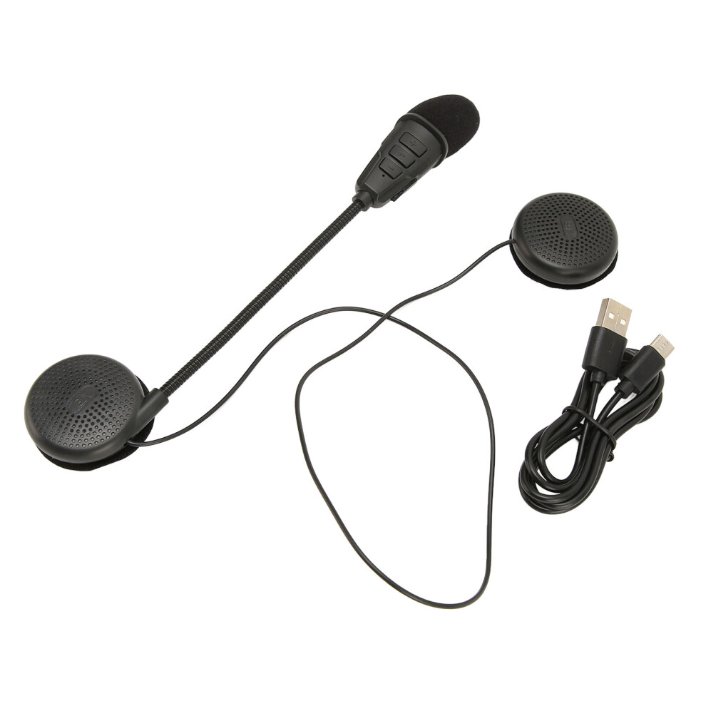 Headphones For Motorbike Helmets Sports Headset With Built-In Mic Bluetooth Hands Free Calling Ergonomic Design Clear Sound Voice Communication Music 9012494018417