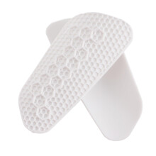 Silicone Soccer Shin Guards for Adults with Impact Protection and Lightweight Flexible Fit