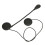 M5H 250mAh schwarzes Helm-Bluetooth-Headset 20-30m 12