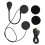 M5H 250mAh schwarzes Helm-Bluetooth-Headset 20-30m 2