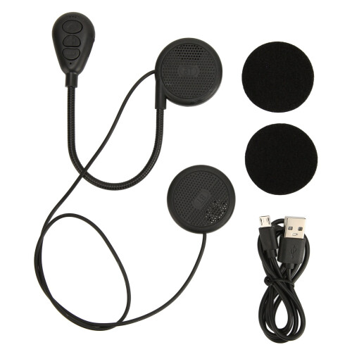M5H 250mAh schwarzes Helm-Bluetooth-Headset 20-30m 1