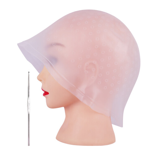 Bonnet de teinture en silicone - Bonnet à mèches réutilisable