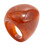 Zarte, strukturierte breite Bandringe, bequeme Passform,-Rot 1
