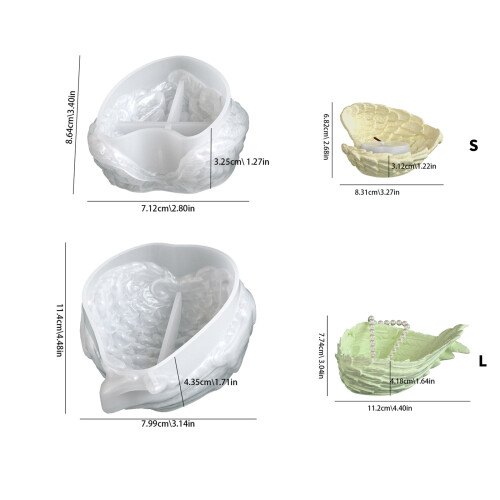 Wiederverwendbare flügelförmige Silikonform, Bastelwerkzeug-L 2