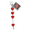 Verspielter roter-Love-Cross-Stil 1