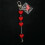 Verspielter roter-Love-Cross-Stil 6
