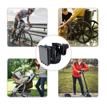 2 in 1 Black ABS Bike &amp; Motorcycle Handlebar Cup &amp; Phone Holder