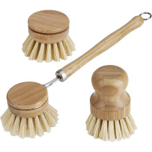 Flexible and Sturdy Dish Scrub Brush, Comfortable Grip Kitchen Wooden Cleaning Scrubbers with Eco-Friendly Materials, Ergonomically Designed for