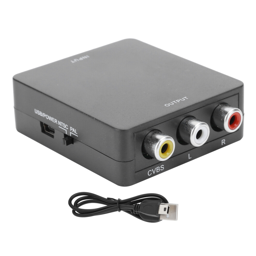 Rca To Hdmi Converter, 1080P Hdmi Output For Your Timeless Entertainment, Compact Design Ensuring Easy Portability And Storage 9173940720718