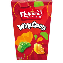 Maynards Bassetts Wine Gums Carton 350g Pack of 3