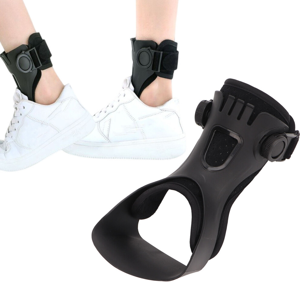 Lightweight Ankle Stabilizer Brace for Inversion & Drop Foot, Left Foot