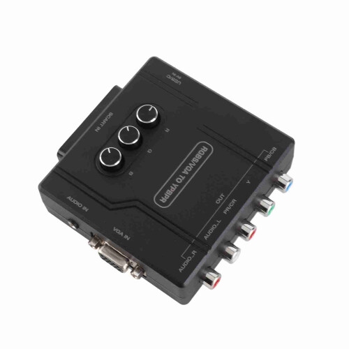 RGBS VGA SCART zu YPBPR Komponentenkonverter für 2