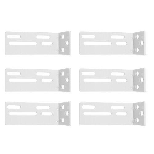 18Stk Weißer Vorhangschienen Montagecode Robustem