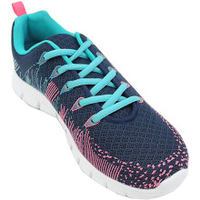 (7 UK, Navy/Aqua/Fuchsia) Dek Superlight Womens/Ladies Starlight Memory Foam Trainers