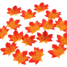 Conceptions réalistes de feuilles d'érable en tissu et en-7