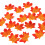 Conceptions réalistes de feuilles d'érable en tissu et en-7 1