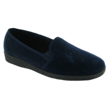 (8 UK, Navy) Mirak Stag Mens Slip-On Slipper / Classic Mens Slippers