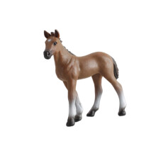 2St Fijne Paardenbeeldjes Voor Decoratie Lichtbruin En Robuust