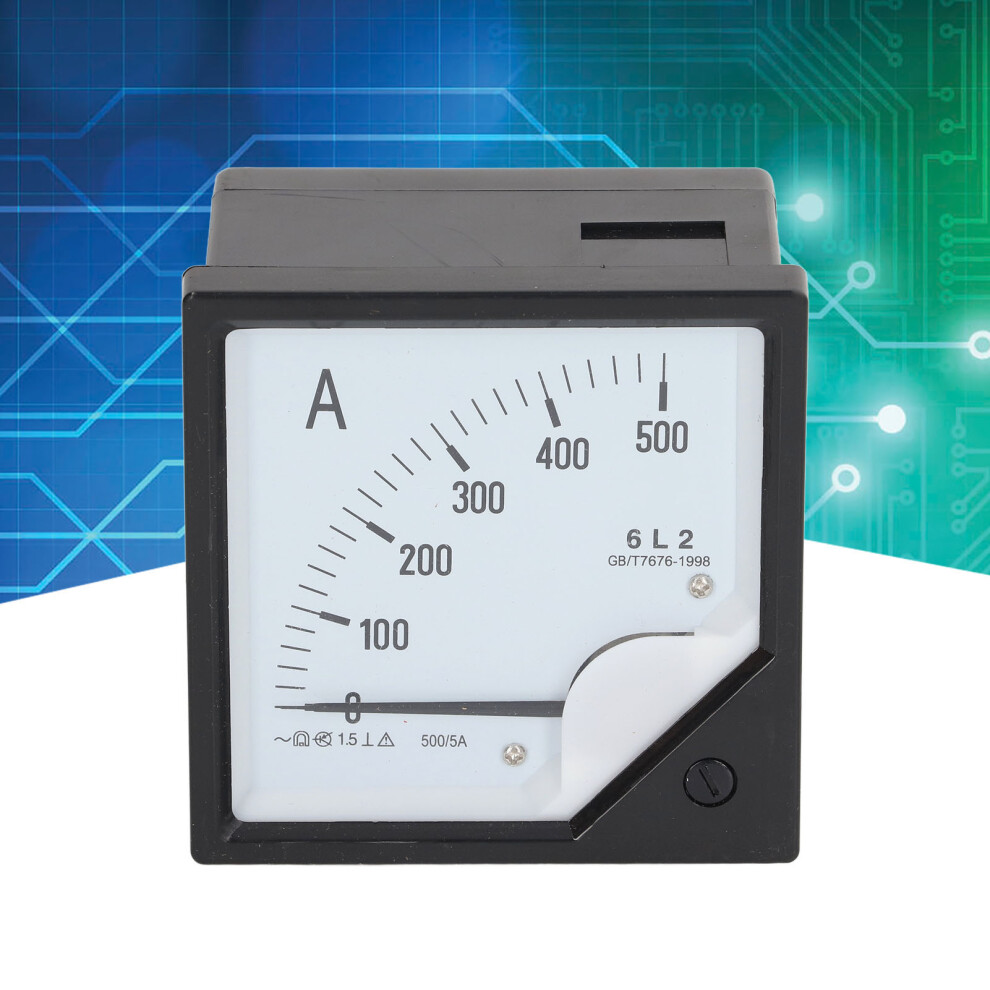 Analog Ac Ammeter Meter 0Â500A Current Tester Gauge For Panel Display 6911372925201