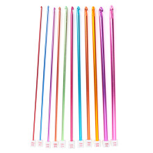 Set di uncinetti in allumina 11 pezzi multicolore 2.0-8.0mm