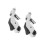 2pcs Replaceable Hemming Sewing Foot for Embroidery and Tailor Machines Durable 8
