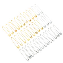 20pcs Colorful Silver & Gold Iron Safety Pins for Jewelry & Clothing