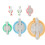 Comprehensive 6Pcs Pompom Maker Set for DIY Yarn Crafts Sizes 38mm-88mm 11