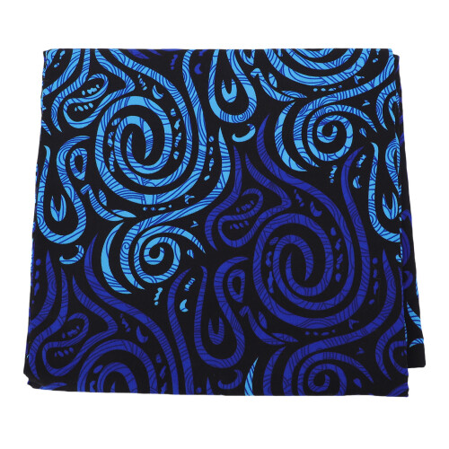 6 Yard afrikanischer Stoff - bunter Polyester-Druck