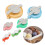 Comprehensive 6Pcs Pompom Maker Set for DIY Yarn Crafts Sizes 38mm-88mm 8
