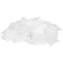 100Pcs Plastic Cross Stitch Bobbin Winding Boards, 3.6x3.7cm