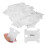 100Pcs Plastic Cross Stitch Bobbin Winding Boards, 3.6x3.7cm 7
