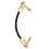 15 cm Gold Flat Patchkabel für E-Gitarren-Effektpedale 15