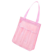 Atmungsaktive Mesh-Badezimmer-Organizer, Camping,- Rosa