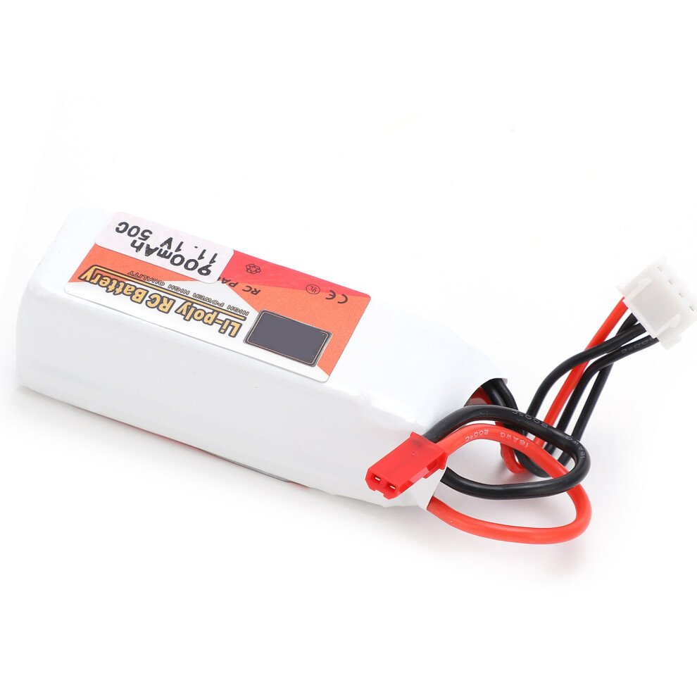 11.1V 900Mah 50C Lipo Battery For Rc Cars Boats Helicopters, White 7681382428670
