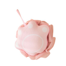 Éponge de luffa moussante riche pour le bain, nettoyant-Rose