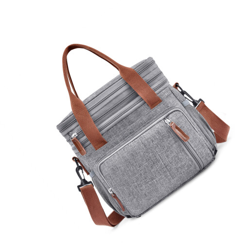 Geräumige, wasserdichte Picknick-Kühltasche aus-Grau