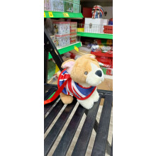 Dog In Union Jack Bandana Soft Plush Toy