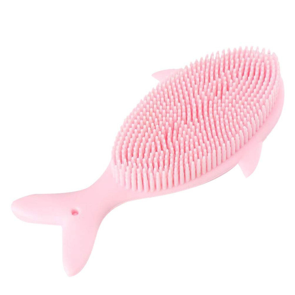 Bathing Shower Brush Silicone Kids Bathing Brush Exfoliating Massaging