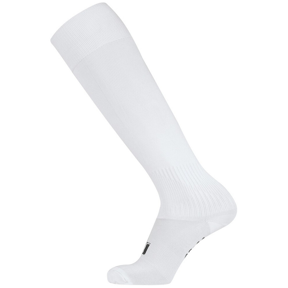 Sols (S/M, White) Childrens/Kids Football / Soccer Socks