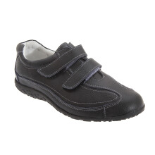 (4 UK, Black) Boulevard Womens/Ladies Extra Wide Fitting Touch Fastening Shoes