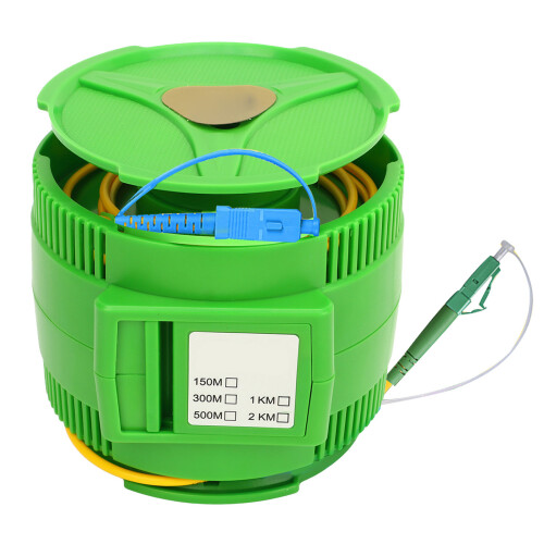 SC UPC zu LC APC 1000M Single Mode OTDR Launch Kabel Box