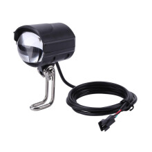 Elektrische Fahrradbeleuchtung mit Hupe, einfache Montage inklusive Befestigungsmaterial, wasserdichter Frontscheinwerfer, hohe Lichtleistung 6000K