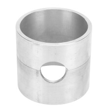 Cylindrisk sandlåda i aluminiumlegering för smyckesbutiker, värmebeständig metallbehållare för smyckestillverkare och reparationsproffs, perfekt