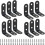 Heavy Duty L Brackets, Cast Iron Shelf Bracket Joint, Smooth Surface Edges, Corrosion Rust Resistance, Round Corner Countersunk Hole, Durable Rust 1