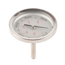 Ersatzthermometer für Weber Grills, Edelstahl, wasserdicht, BBQ-Temperaturanzeige, hochpräzise Messung, einfache Montage, breites Gewinde