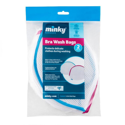 Minky Minky Bra Wash Bag 2pk